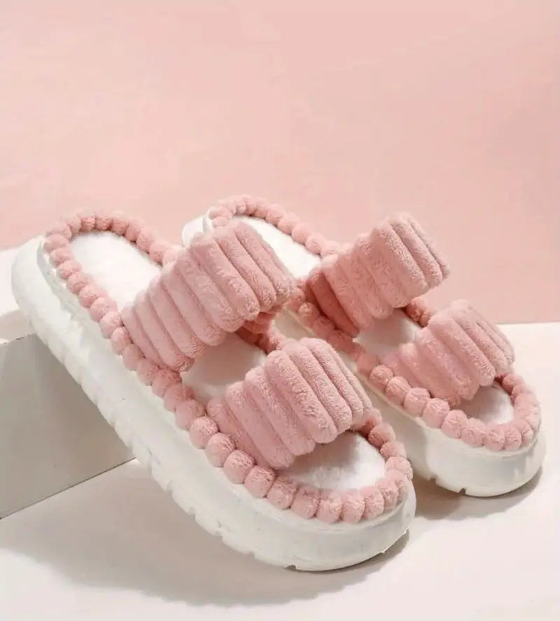 Luxe Plush Slides