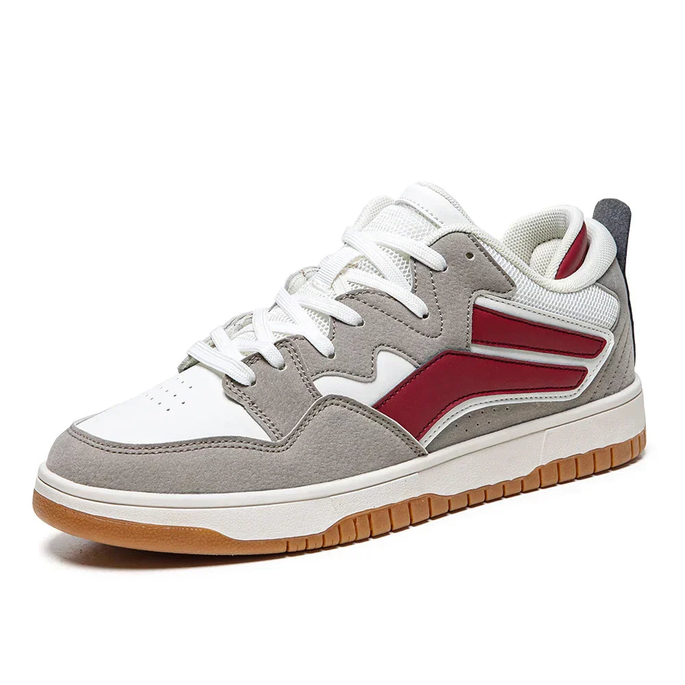 Hauke - Retro Sneaker im Low-Top-Stil mit Kontrastdetails