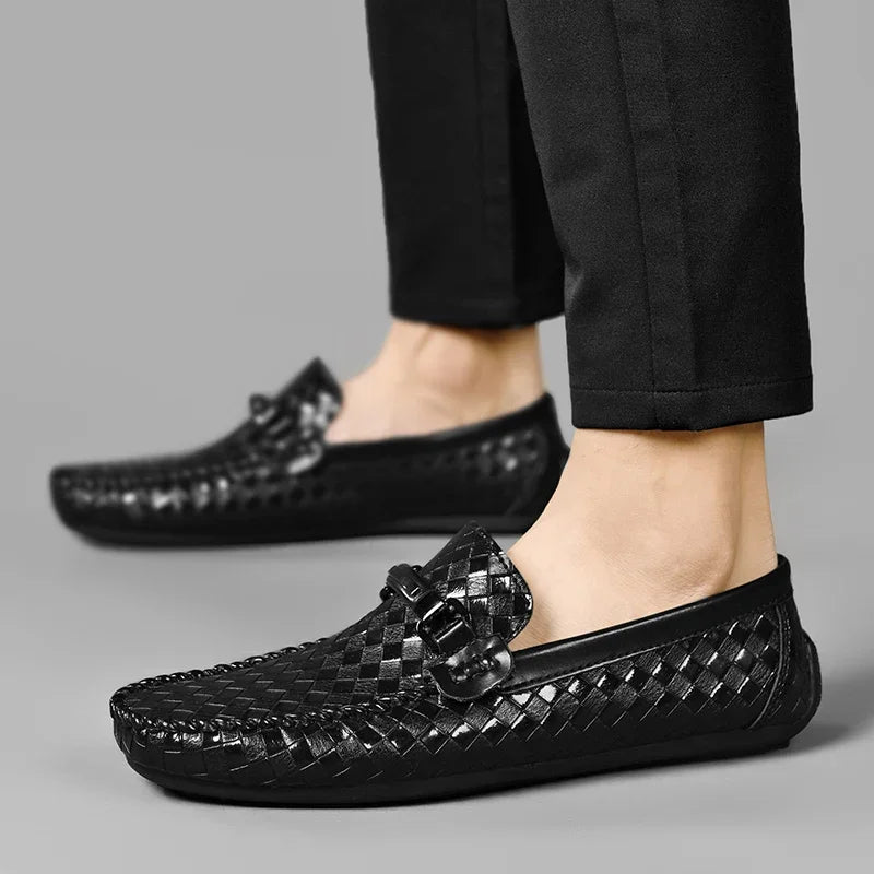 Aishan - Elegante Leder-Loafer für Herren