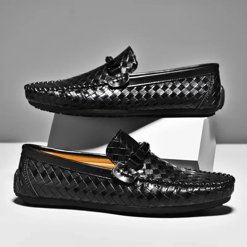 Aishan - Elegante Leder-Loafer für Herren