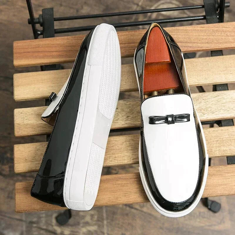 Archy - Modische Loafers im Zweifarben-Design mit Schnalle