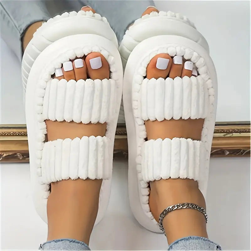 Luxe Plush Slides