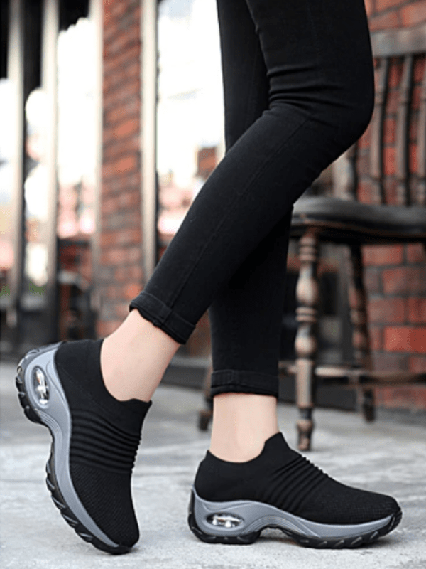 Women's Everyday Walking Shoes Charcoal Black